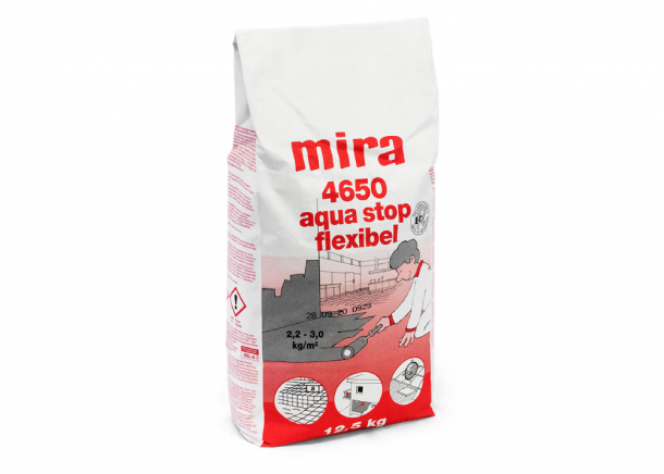 Hidrop ミリ エイチードロップ C 50ml Cementinė hidroizoliacija Mira 4650 AQUA-STOP FLEX