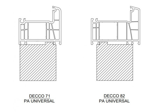 Profilis cokolinis WARMOTECH PA UNIVERSAL, su spyna, 60mm, 1150mm (įv.aukščiai)