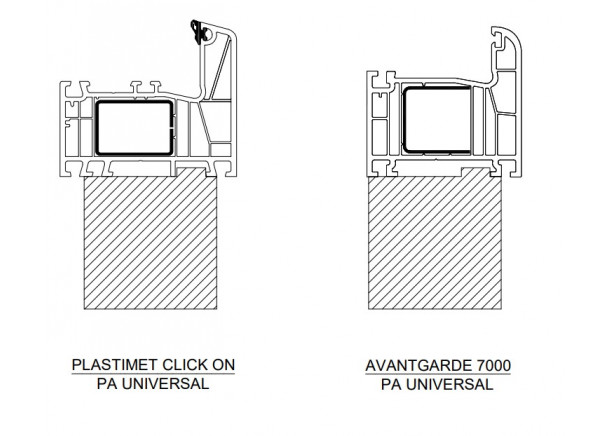 Profilis cokolinis WARMOTECH PA UNIVERSAL, su spyna, 60mm, 1150mm (įv.aukščiai)