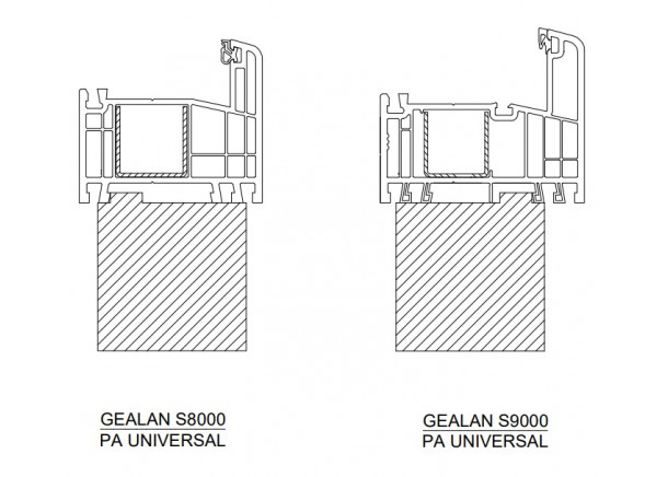 Profilis cokolinis WARMOTECH PA UNIVERSAL, su spyna, 60mm, 1150mm (įv.aukščiai)