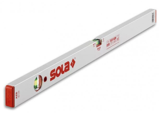 Gulsčiukas AZB120 AL, 2 akutės, aliuminis, 120cm