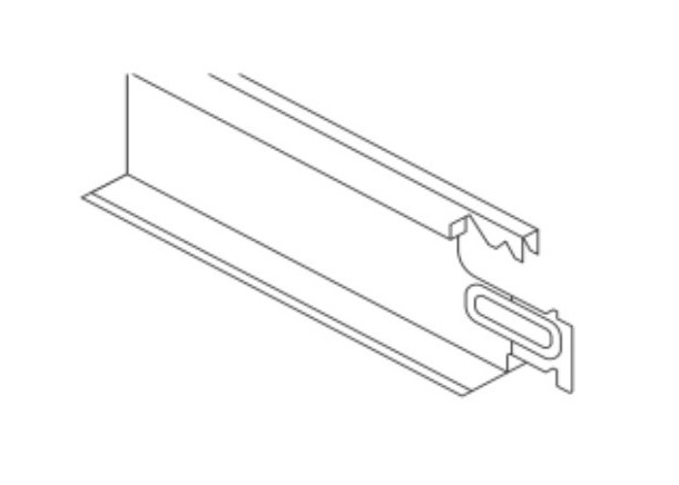 Skersinis lubų profilis CBI juoda spalva 600 , 1200 mm