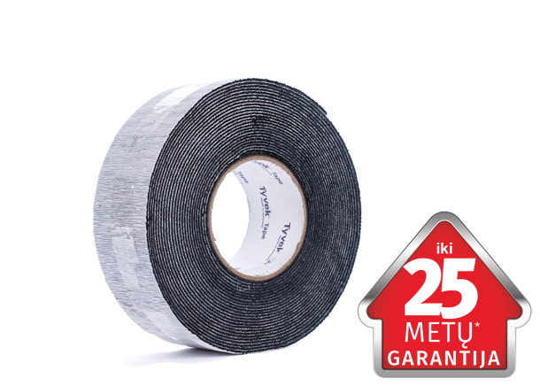 Juosta TYVEK FLEXWRAP, tampri ir lanksti butilinė juosta, 60mm, 10m