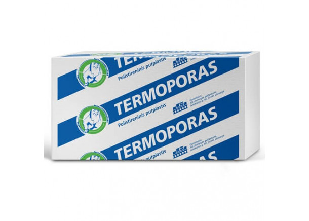 Polisterolas TERMOPORAS EPS70, 20-30mm, 1x1m nefrezuotas | Ukmergės gelžbetonis