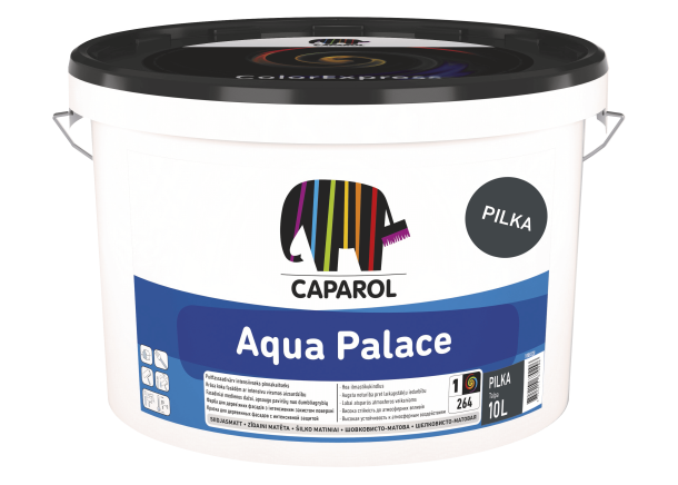 Medienos dažai Caparol AQUAPALACE B1 PILKA