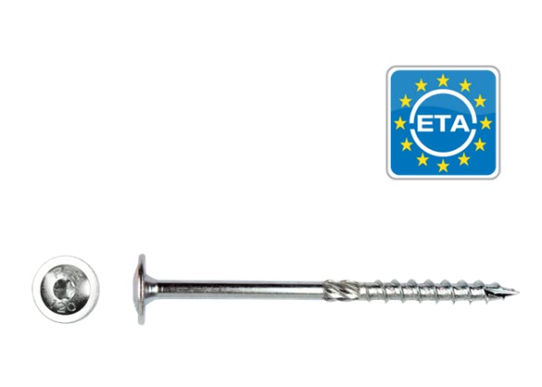 Konstrukcinis sraigtas medžio sriegiu 